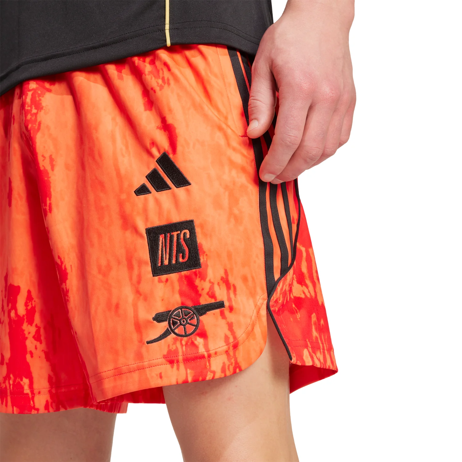 Arsenal X NTS UBP Shorts - Unity Orange/Active Red - Image 3