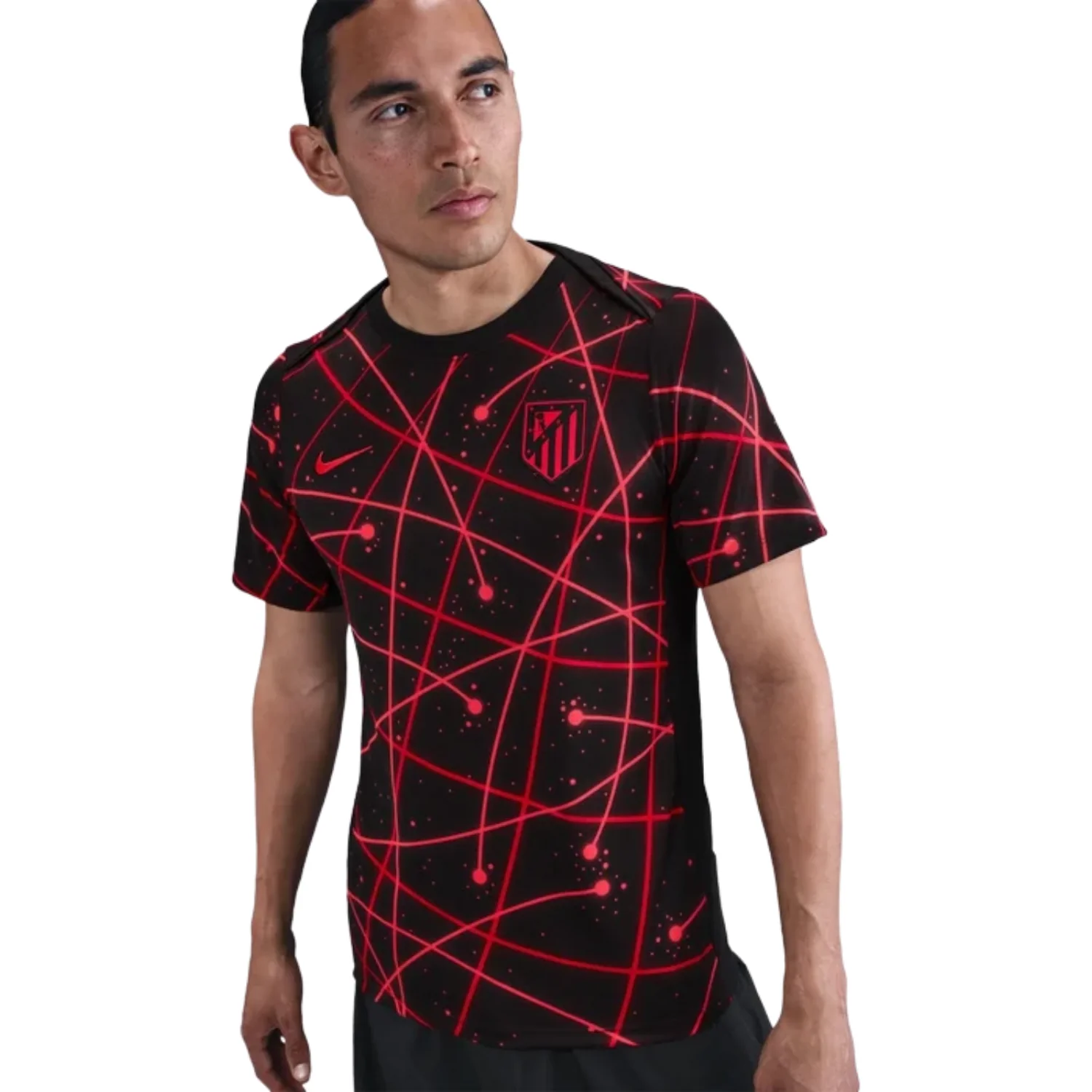 Atletico Madrid Pre-Match Shirt 25/26 - Black/Light Crimson/University Red/Light Crimson