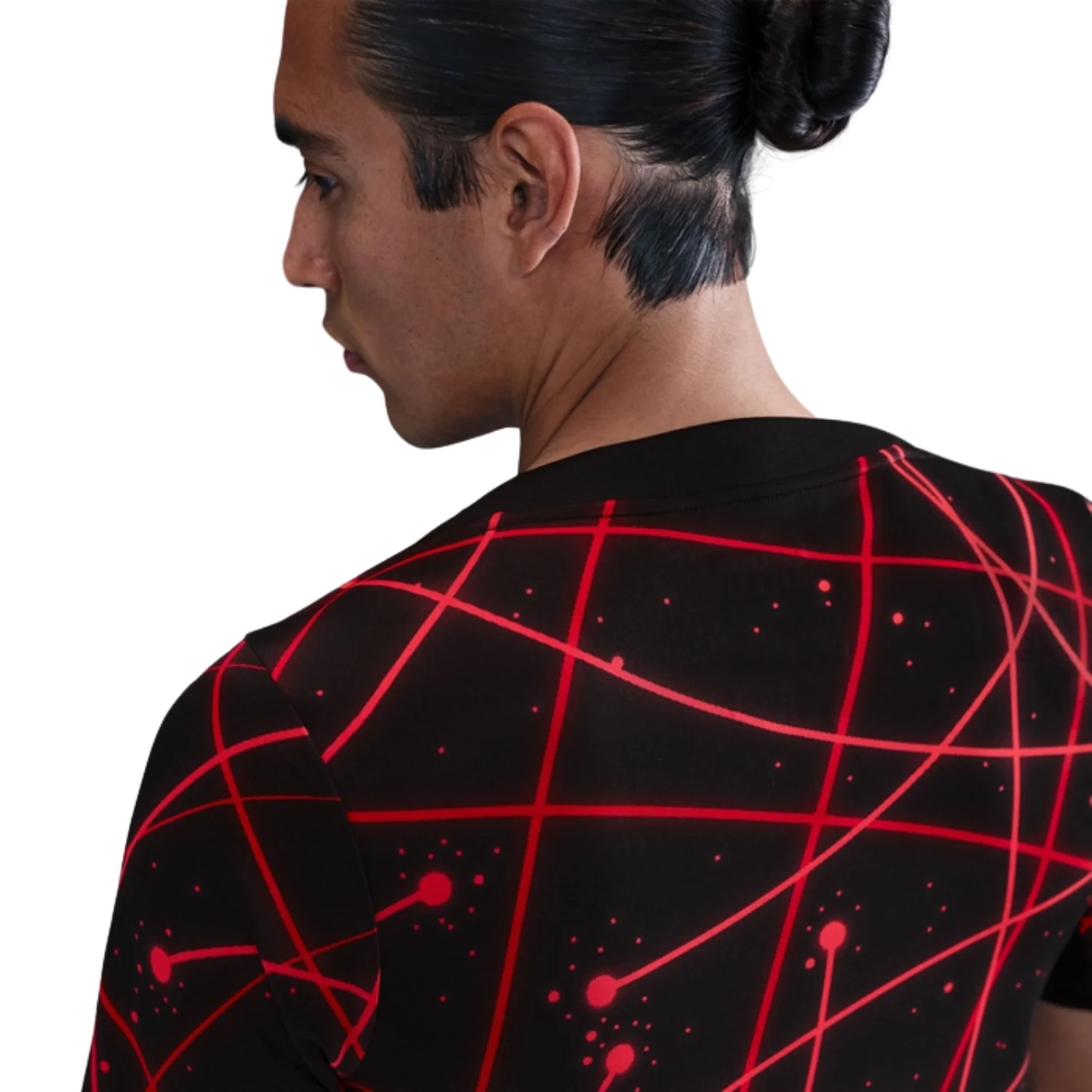 Atletico Madrid Pre-Match Shirt 25/26 - Black/Light Crimson/University Red/Light Crimson - Image 2