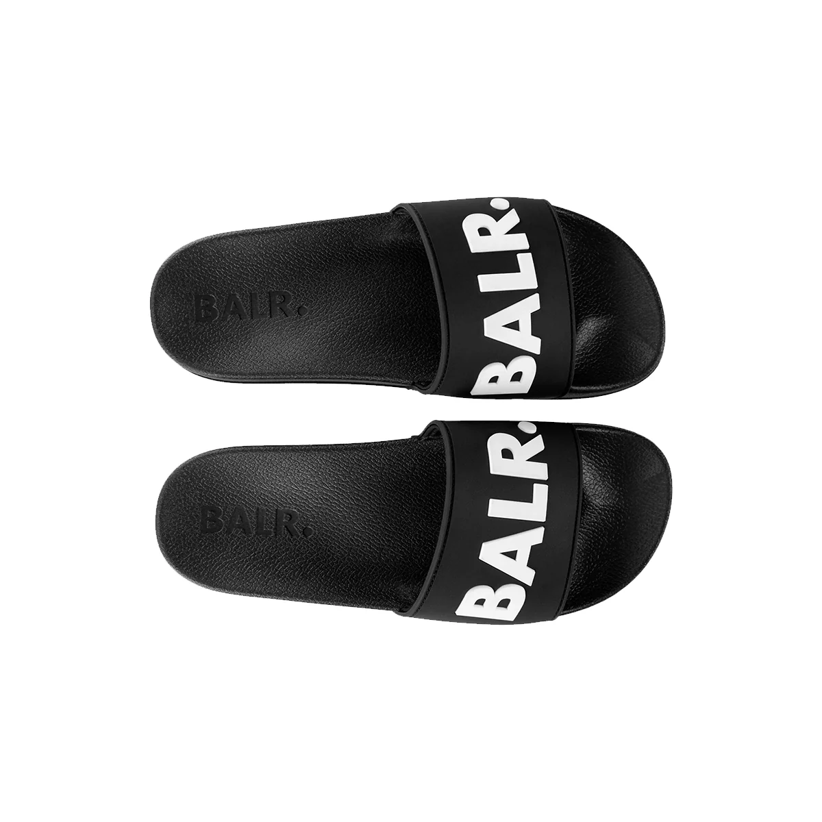 BALR. Slider Unisex Black/White - Image 2
