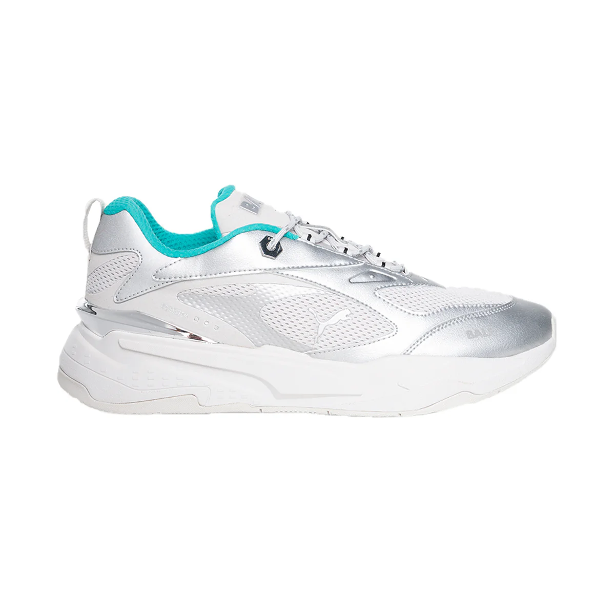 BALR. x PUMA Sneaker Silver / Spectra Green