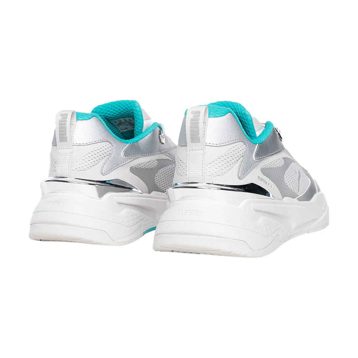 BALR. x PUMA Sneaker Silver / Spectra Green - Image 2