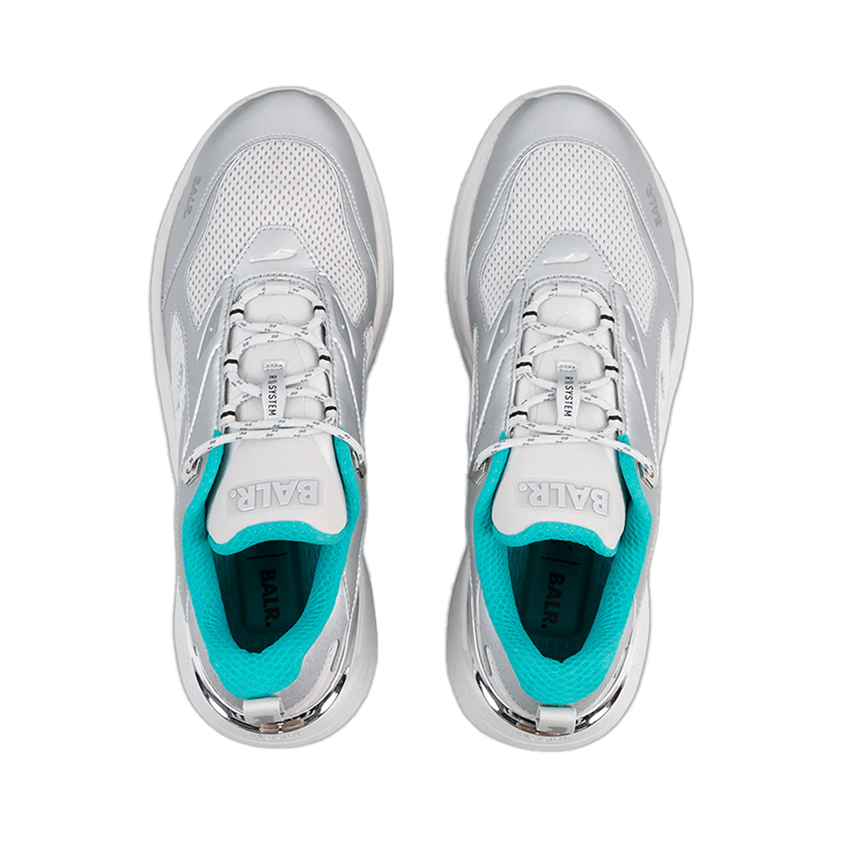 BALR. x PUMA Sneaker Silver / Spectra Green - Image 3