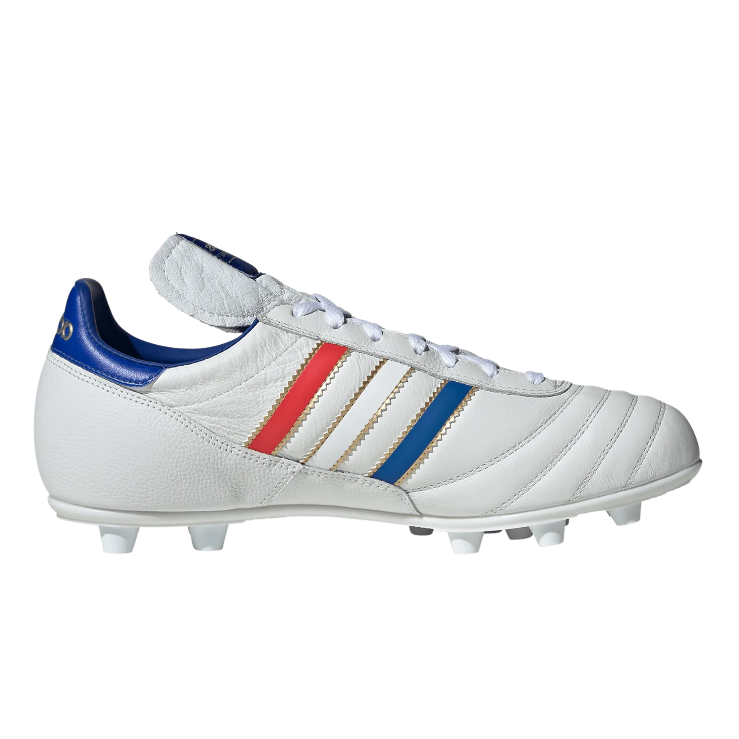 Copa Mundial FG (France) - Footwear White/Bold Blue/Gold Metallic - Image 2