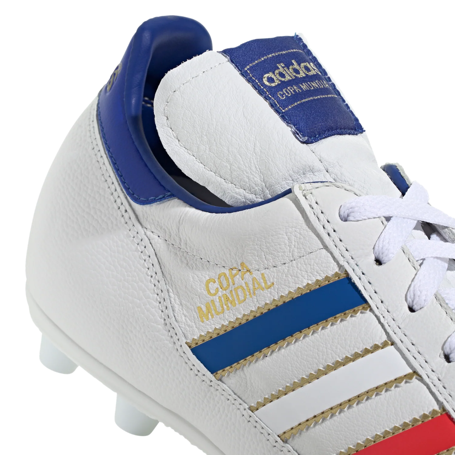 Copa Mundial FG (France) - Footwear White/Bold Blue/Gold Metallic - Image 3