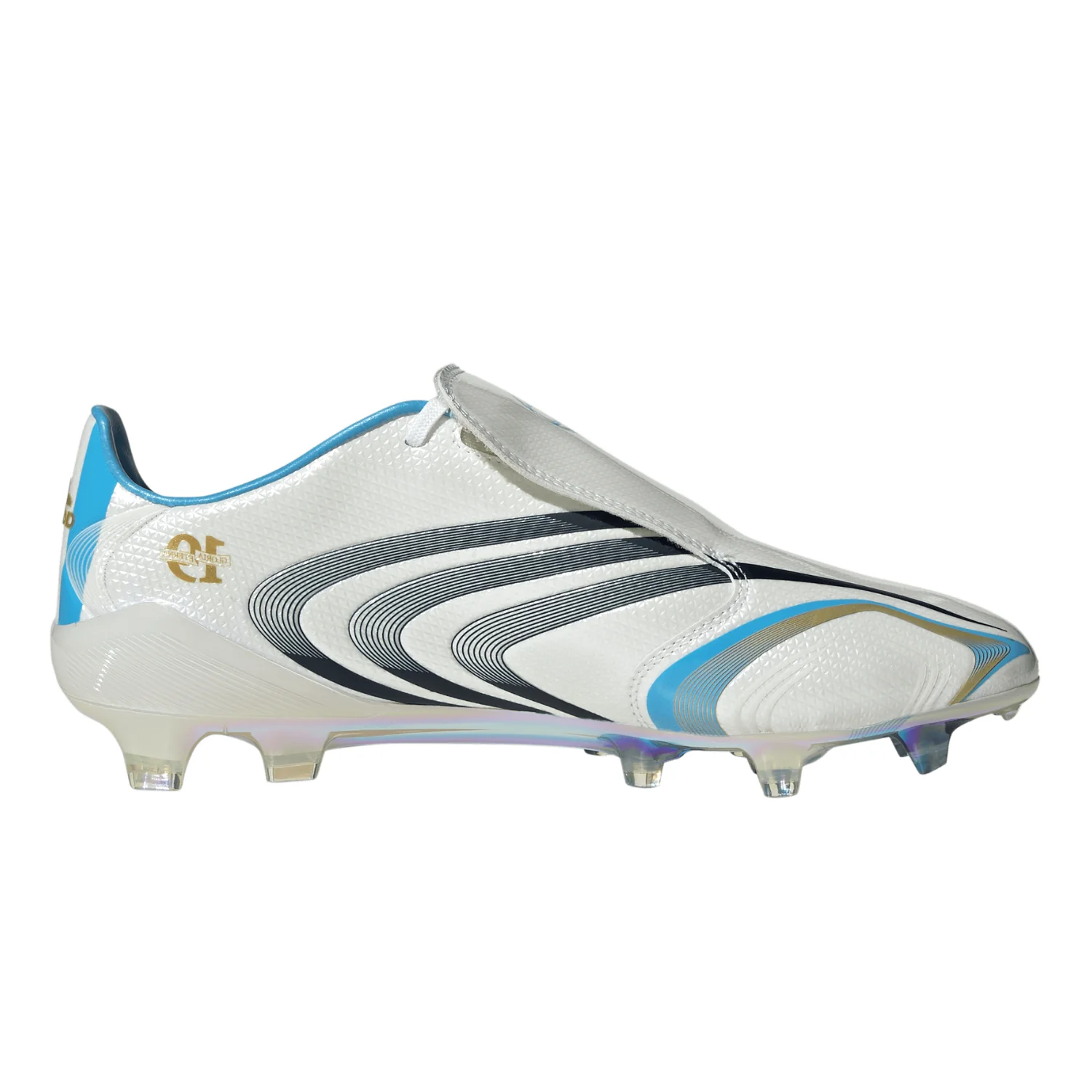 F50 Elite FG Tunit Messi - Core White/Night Navy/Gold Metallic - Image 2