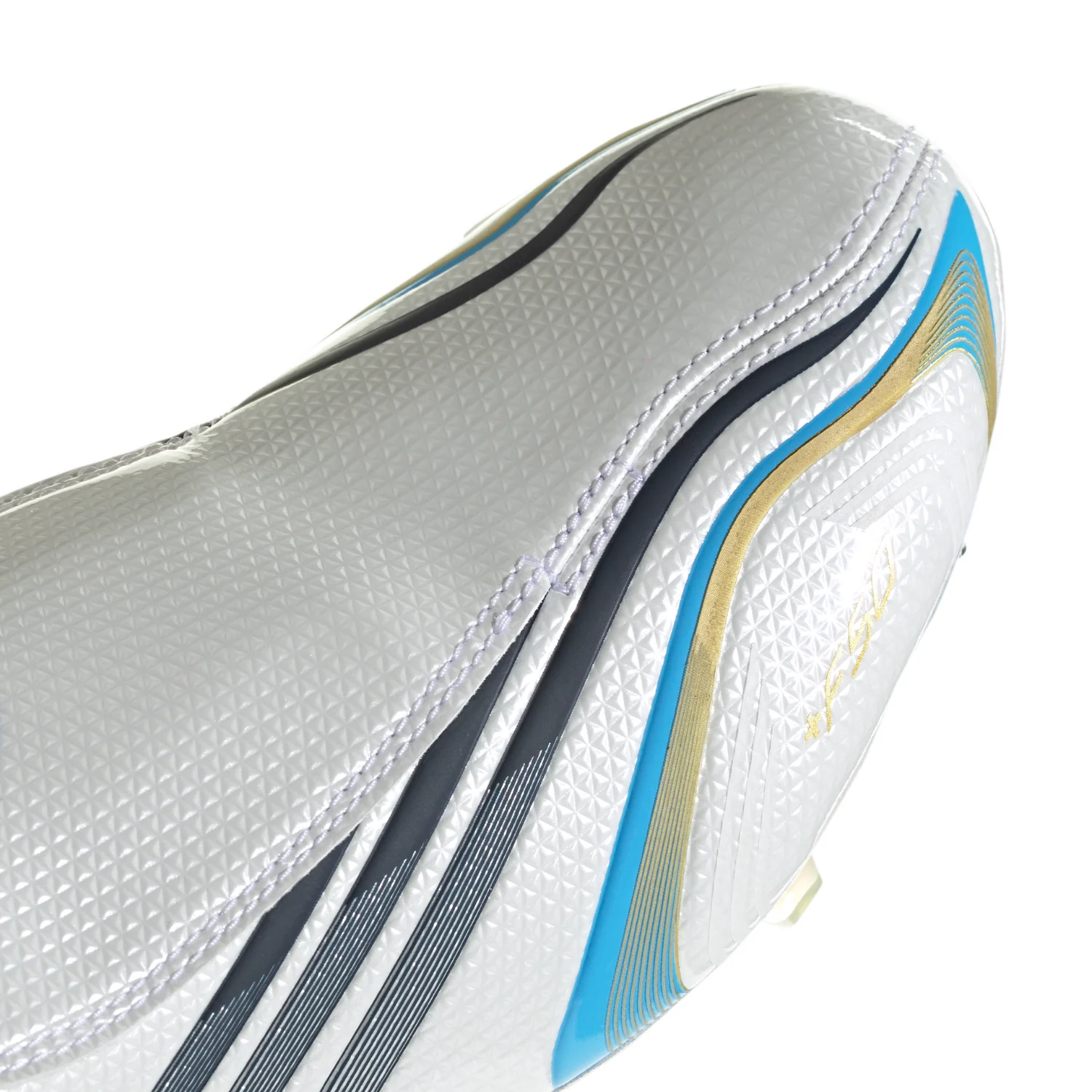 F50 Elite FG Tunit Messi - Core White/Night Navy/Gold Metallic - Image 3