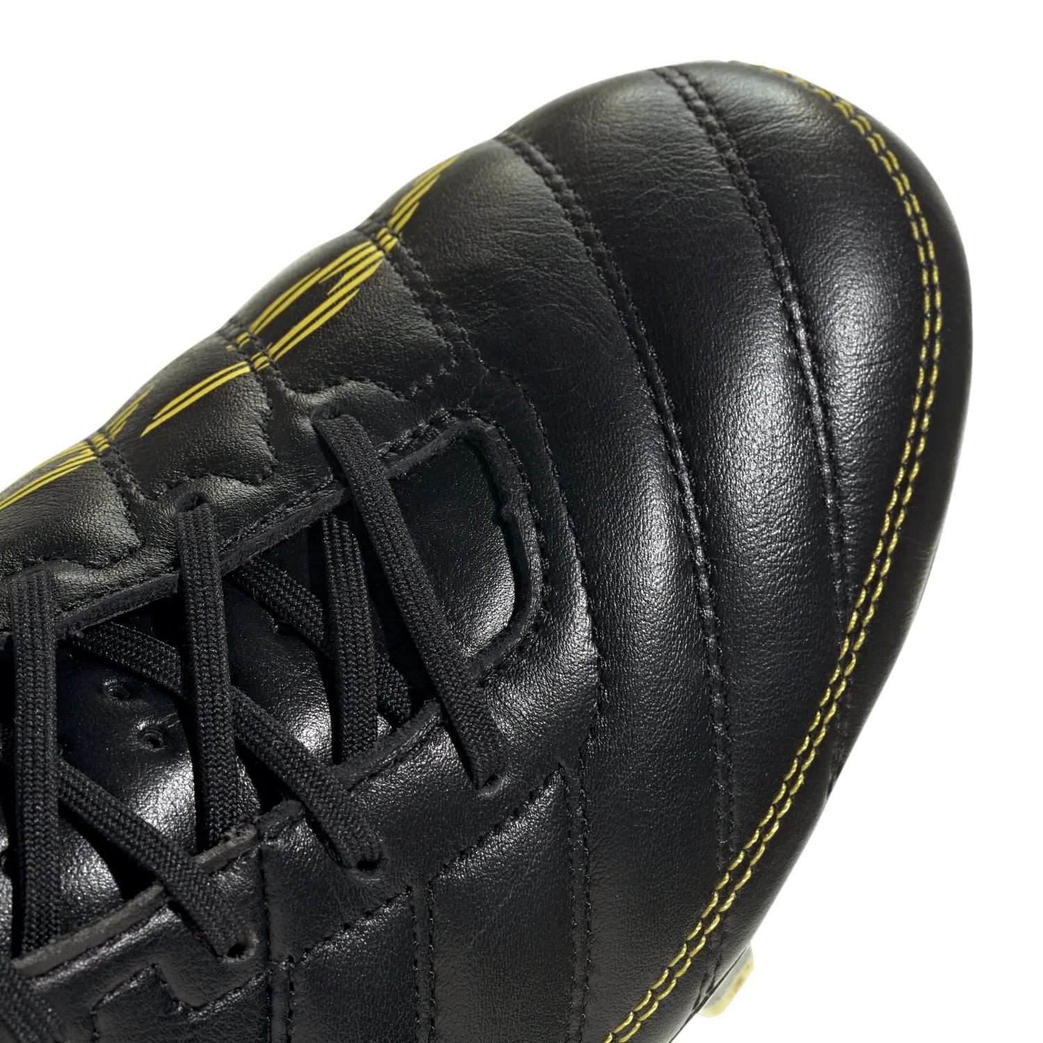 F50 Elite Leather FG - Core Black/Yellow - Image 3