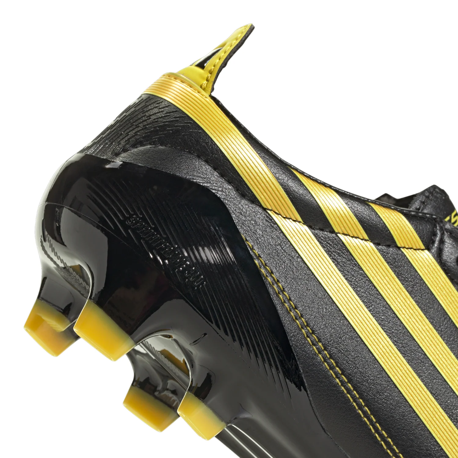 F50 Elite Leather FG - Core Black/Yellow - Image 4