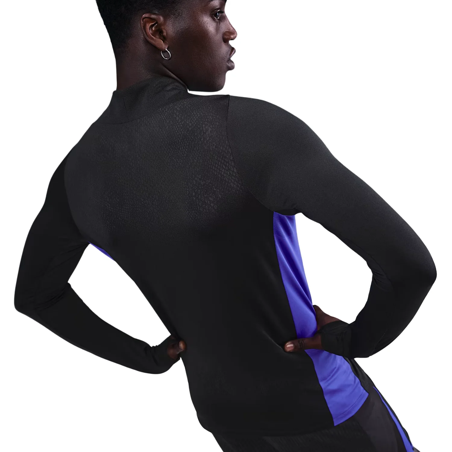 FC Barcelona Kobe Pre-Match Drill Top 25/26 - Black/Black/Persian Violet/Persian Violet - Image 2