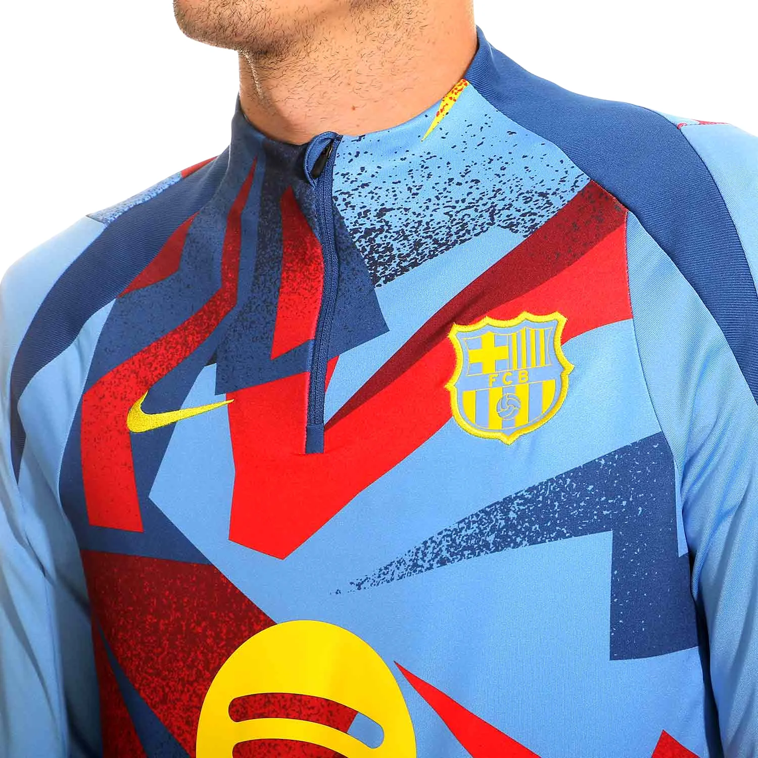 FC Barcelona Pre-Match Drill Top 25/26 - University Blue/University Blue/Gym Blue/Opti Yellow - Image 3