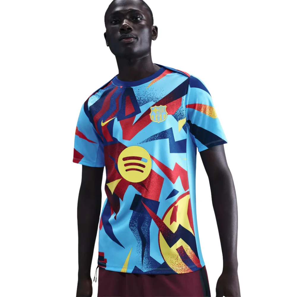 FC Barcelona Pre-Match Fourth Shirt 25/26 - University Blue/University Blue/Gym Blue/Opti Yellow