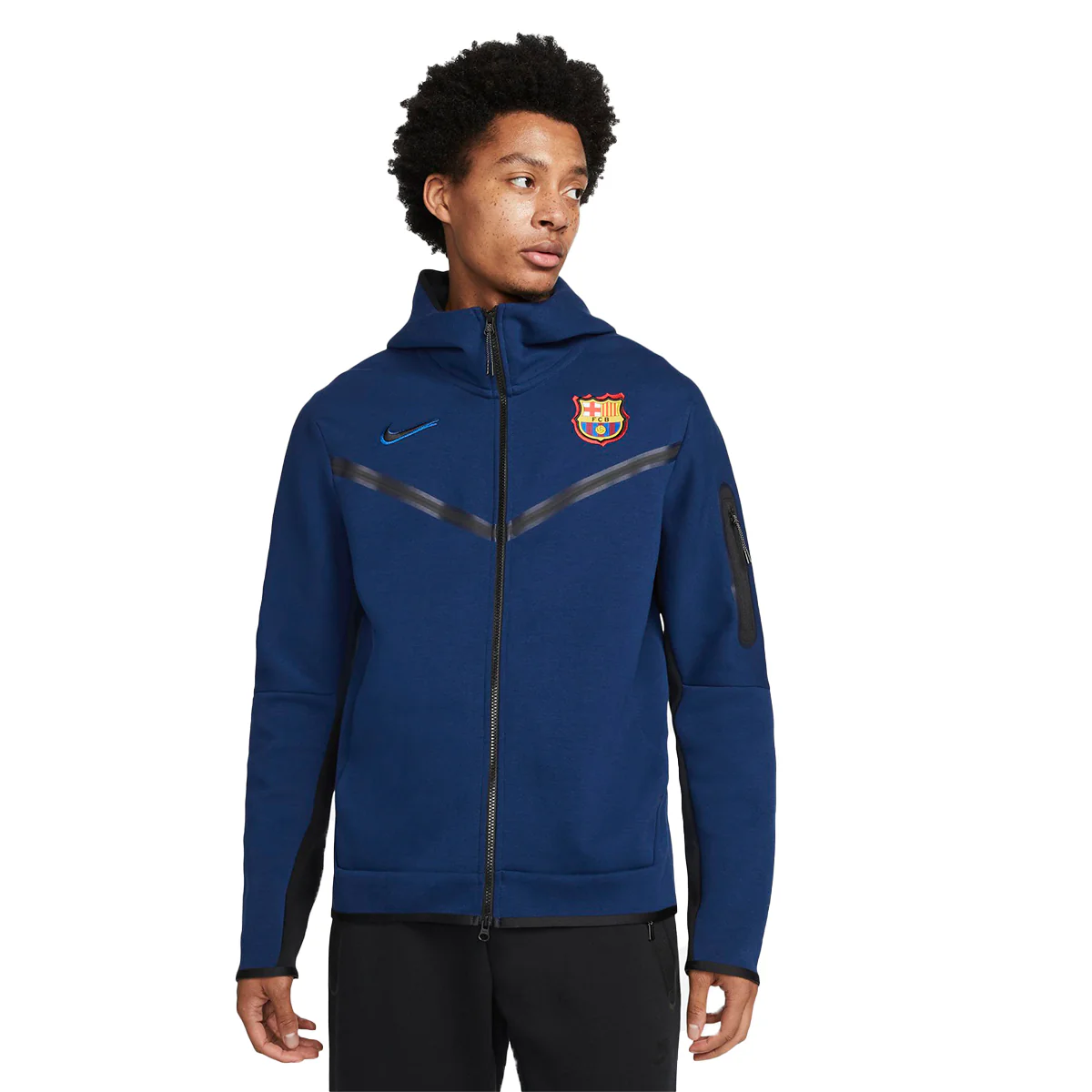 FC Barcelona Tech Fleece Hoodie FZ WR