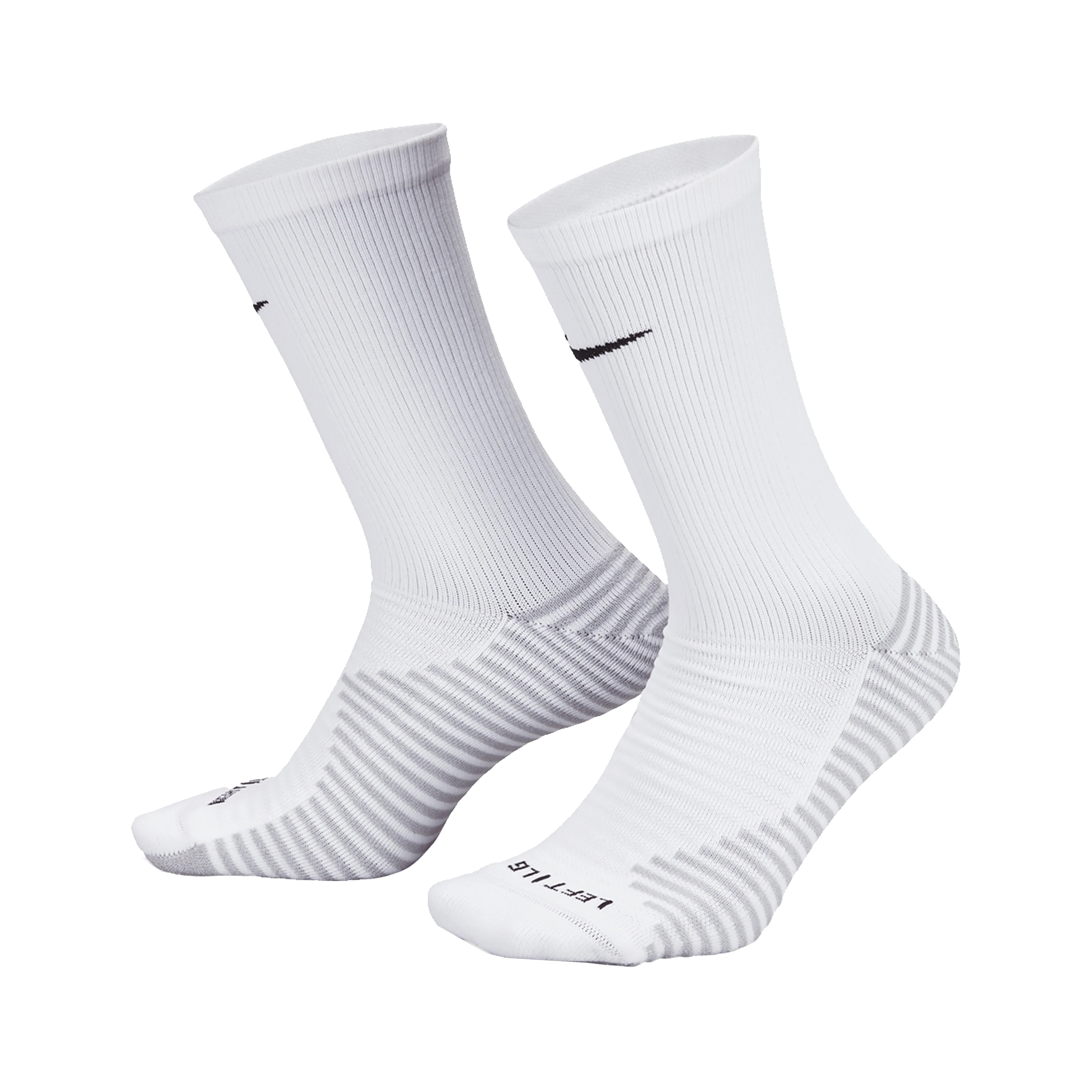 Football Strike Crew Socks - White/Black