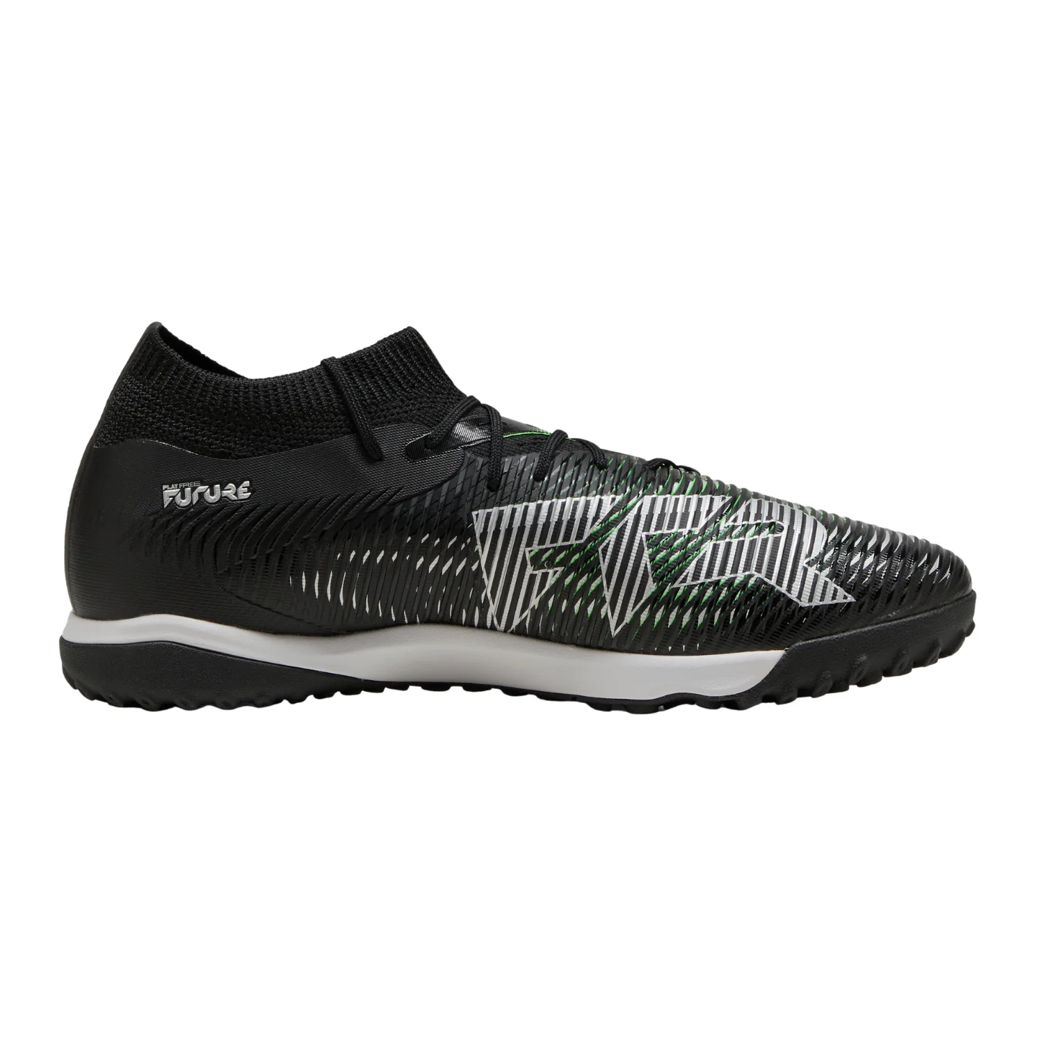 Future 8 Match TT - Black/Cool Light Gray/Fluo Green - Image 2