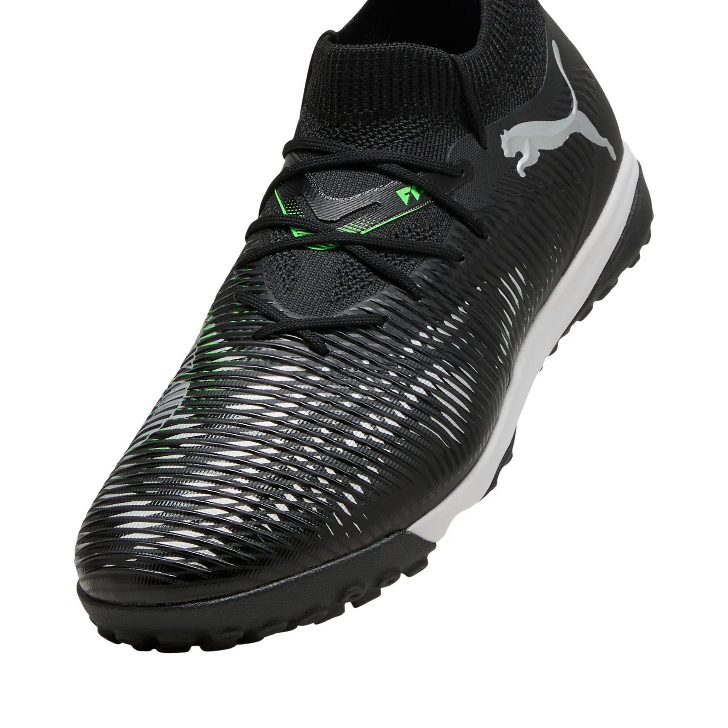 Future 8 Match TT - Black/Cool Light Gray/Fluo Green - Image 3