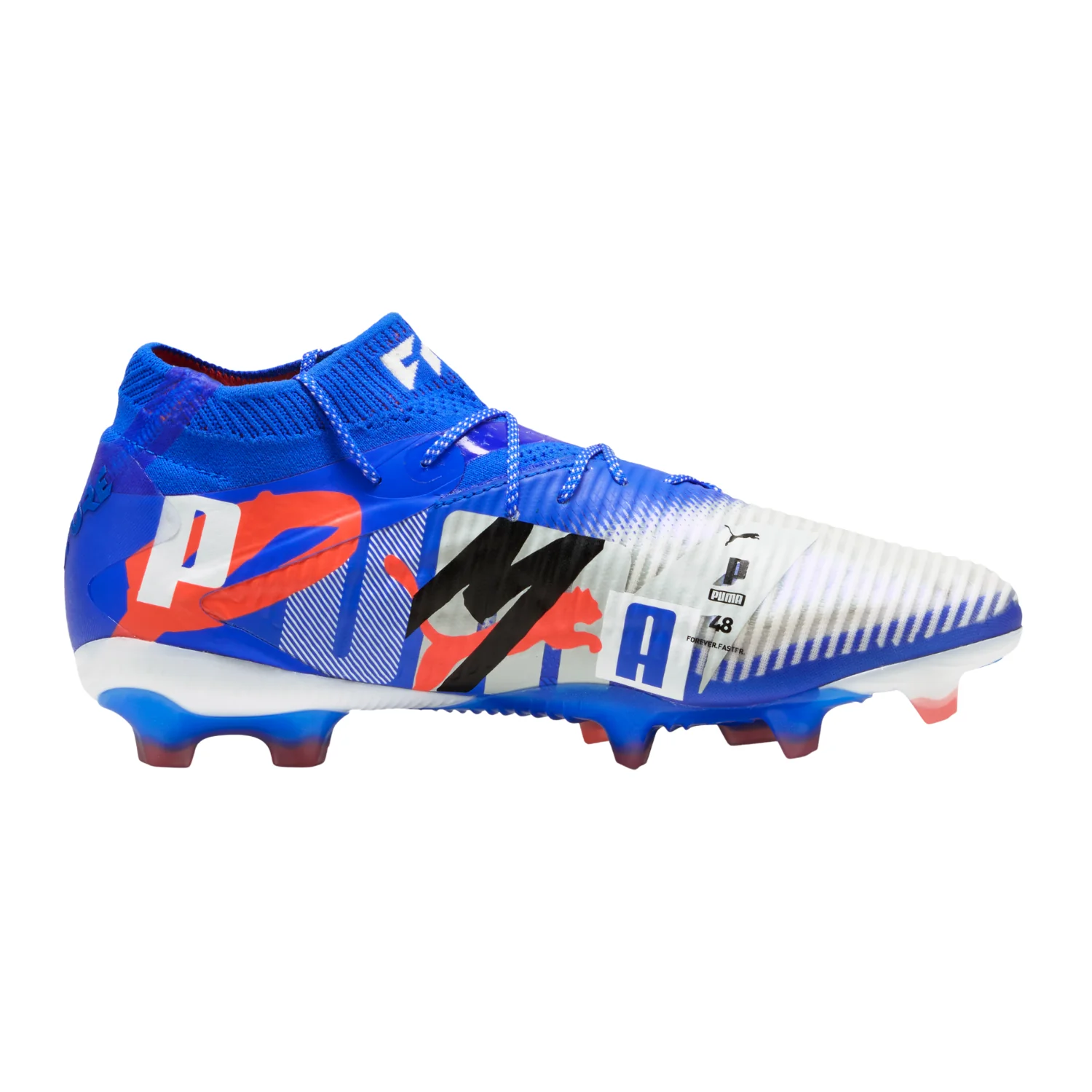Future 8 Ultimate Forever FG - White/Ultra Blue/Feather Gray/Black/Glowing Red