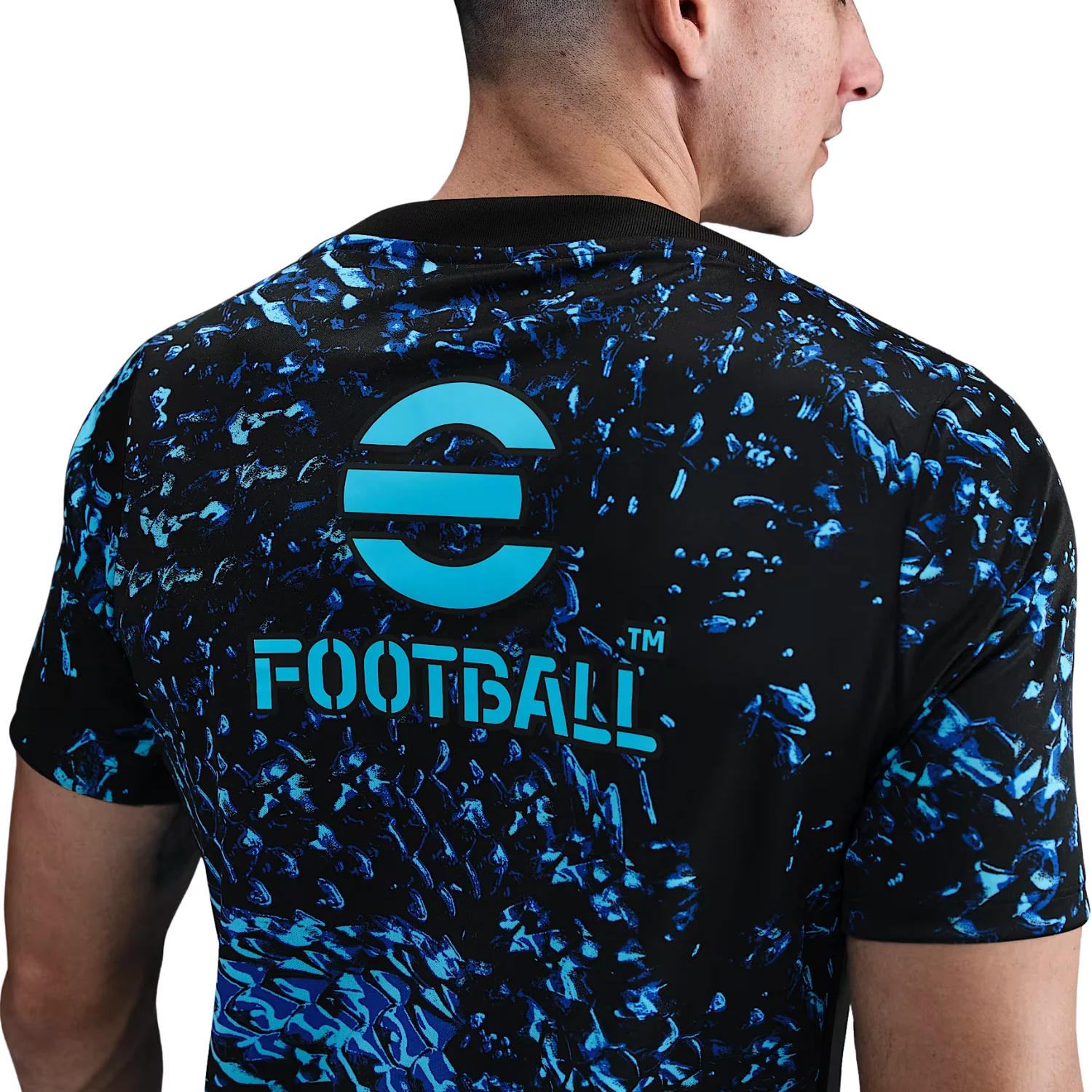 Inter Milan Pre-Match Shirt 25/26 - Chlorine Blue/Black/Chlorine Blue - Image 2