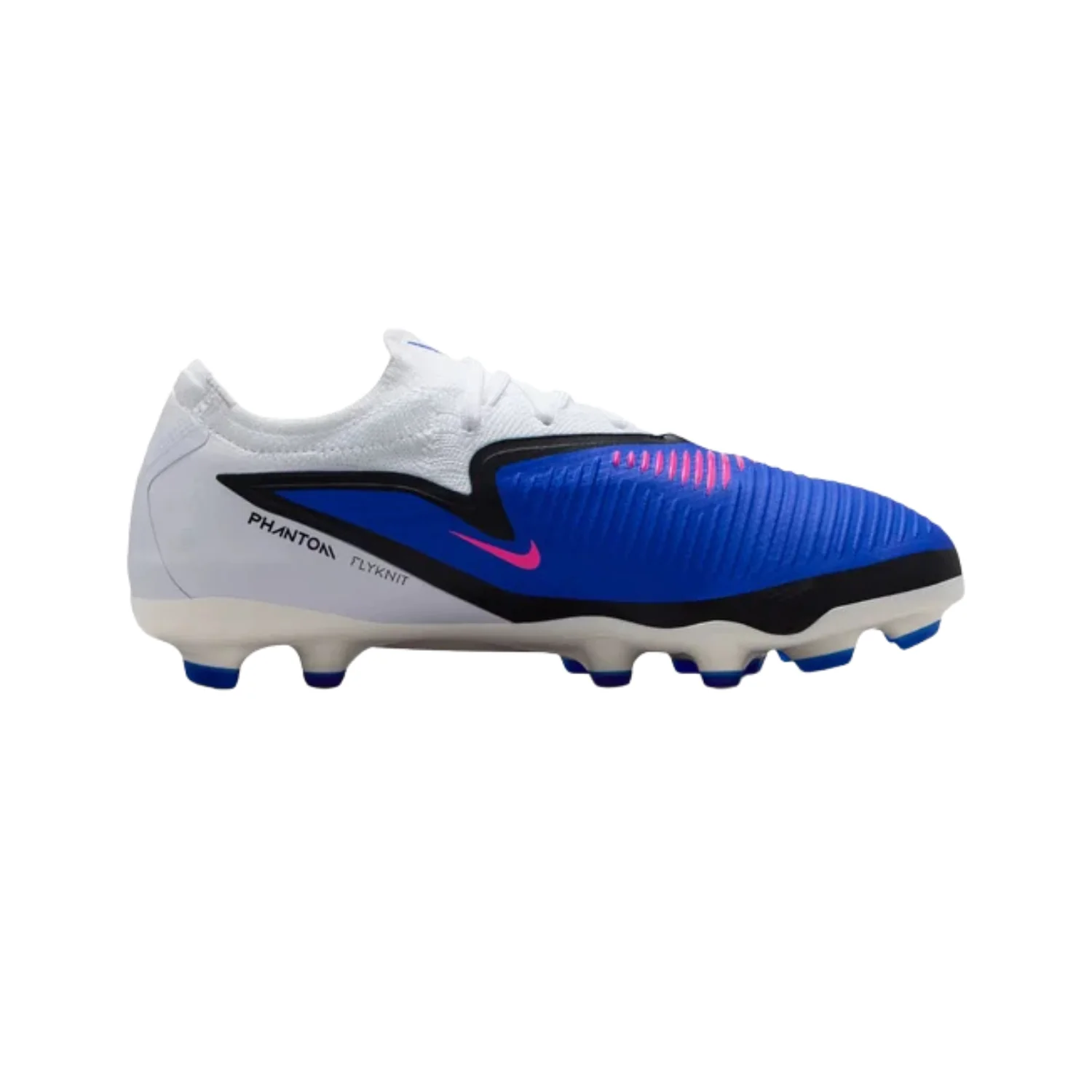 Jr Phantom 6 Low Pro FG/MG - Racer Blue/Pink Blast/White - Image 2