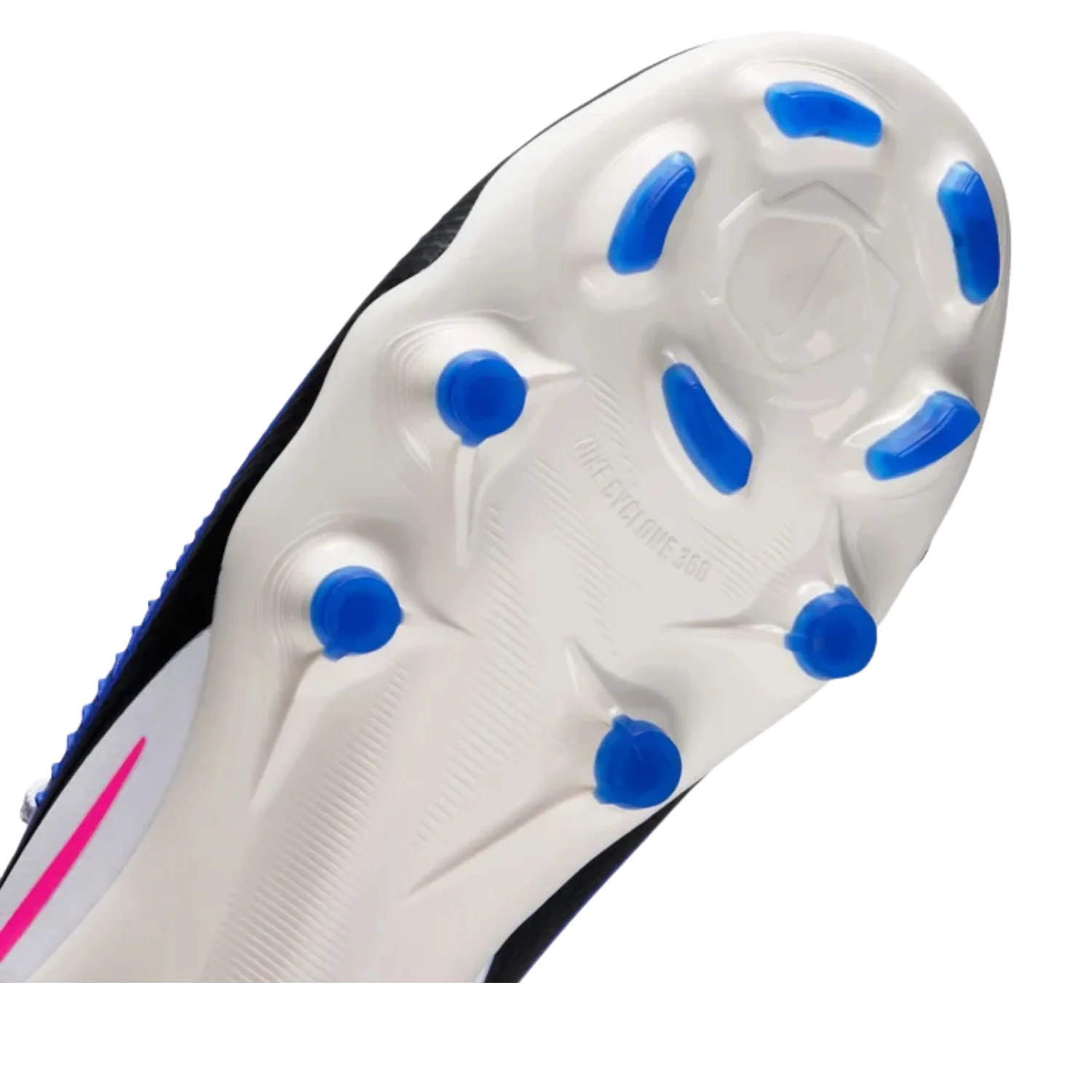Jr Phantom 6 Low Pro FG/MG - Racer Blue/Pink Blast/White - Image 3