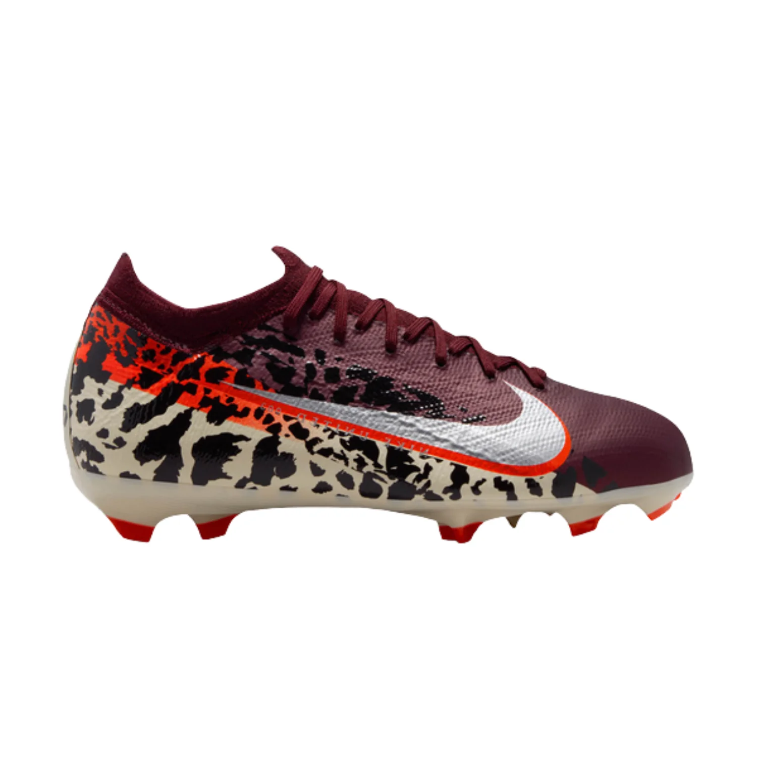Jr Zoom Vapor 16 Pro FG NU 3 - Burgundy Crush/University Red/Fossil/Metallic Silver