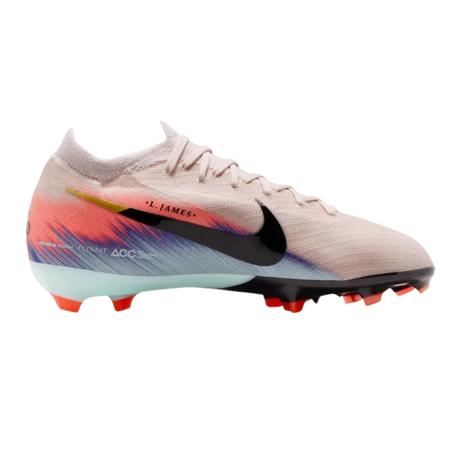 Jr Zoom Vapor 16 Pro FG NU2- Silt Red/Racer Blue - Image 2