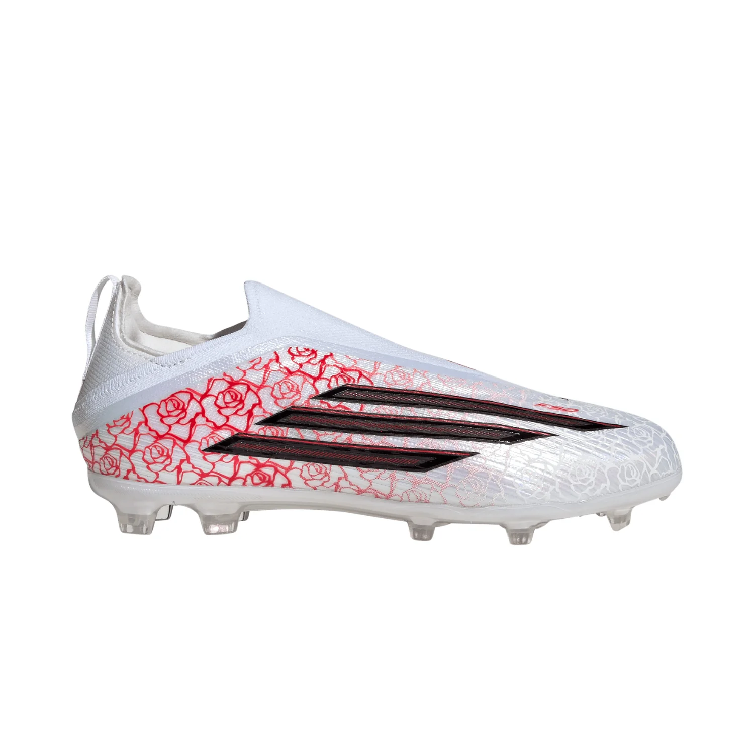 Kids F50 Elite LL FG ‘Heartbreaker’ - Footwear White/Core Black/Lucid Red