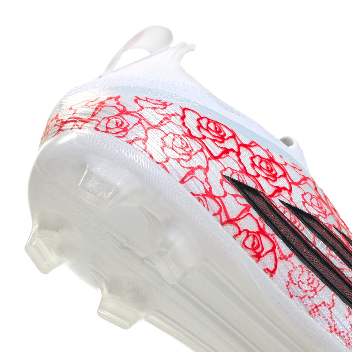 Kids F50 Elite LL FG ‘Heartbreaker’ - Footwear White/Core Black/Lucid Red - Image 4