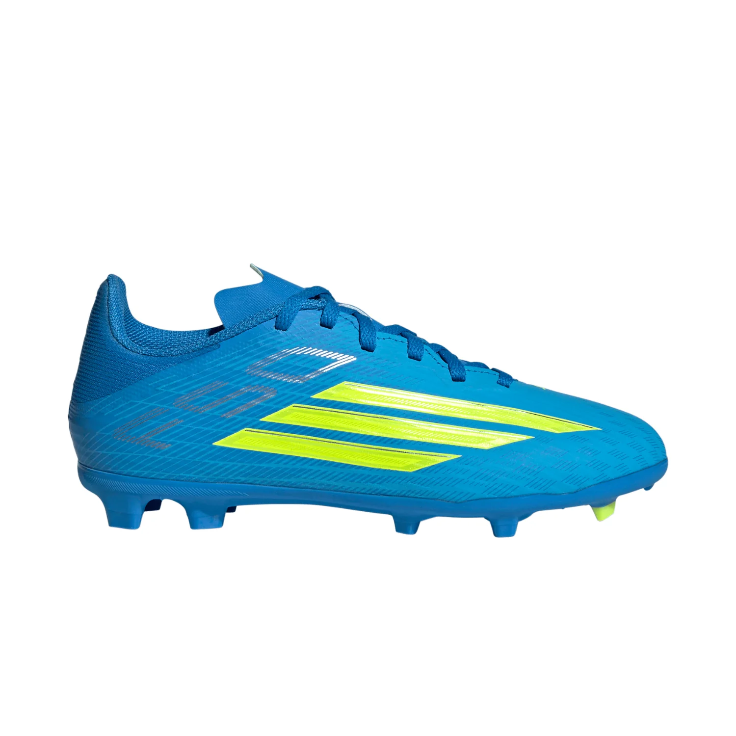 Kids F50 League FG/MG - Lucid Ray Blue/Team Solar Yellow/Lucid Aquamarine