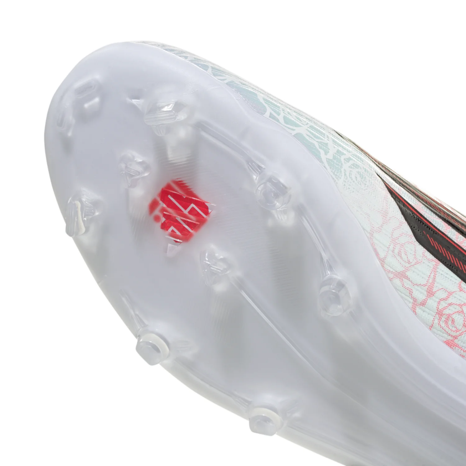 Kids F50 League LL FG/MG ‘Heartbreaker’ - Footwear White/Core Black/Lucid Red - Image 4