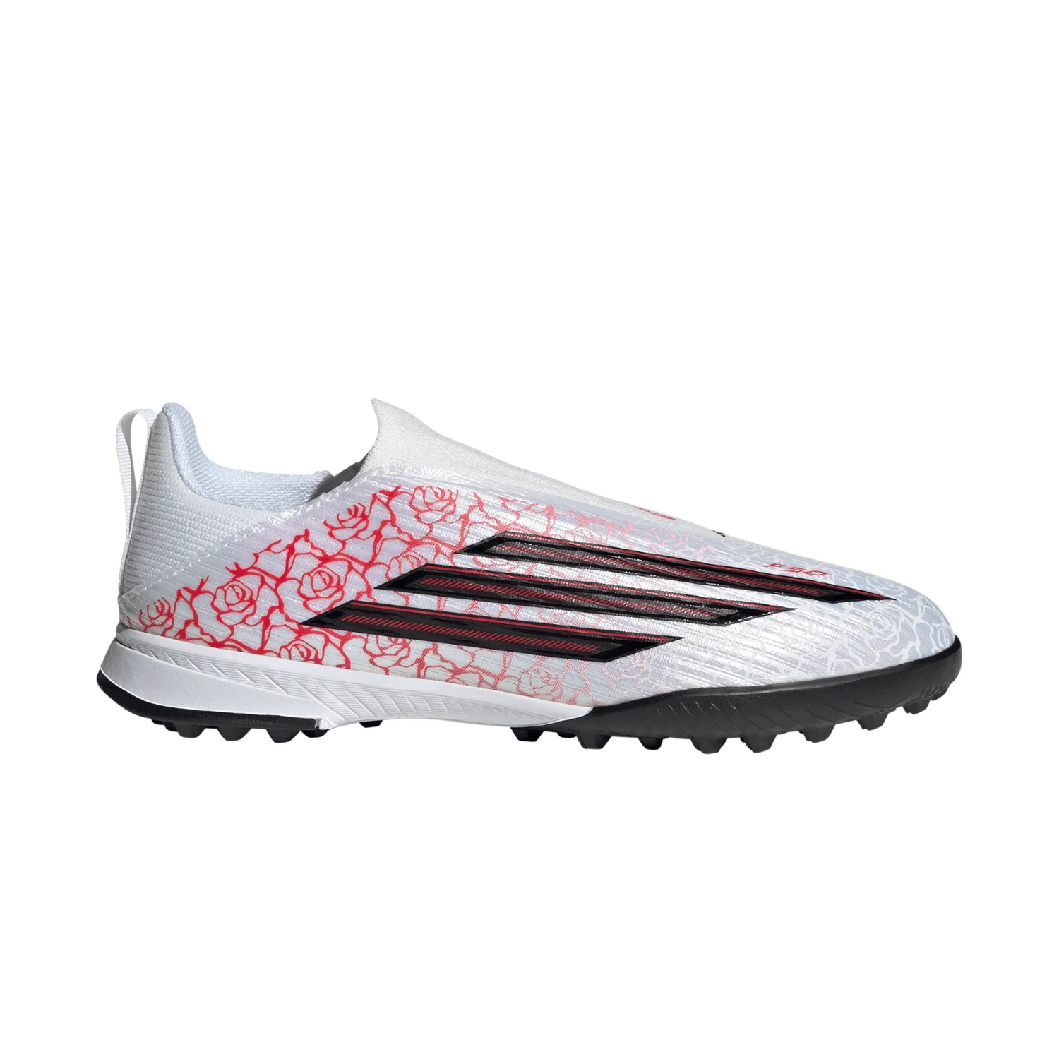 Kids F50 League LL TF ‘Heartbreaker'- Footwear White/Core Black/Lucid Red