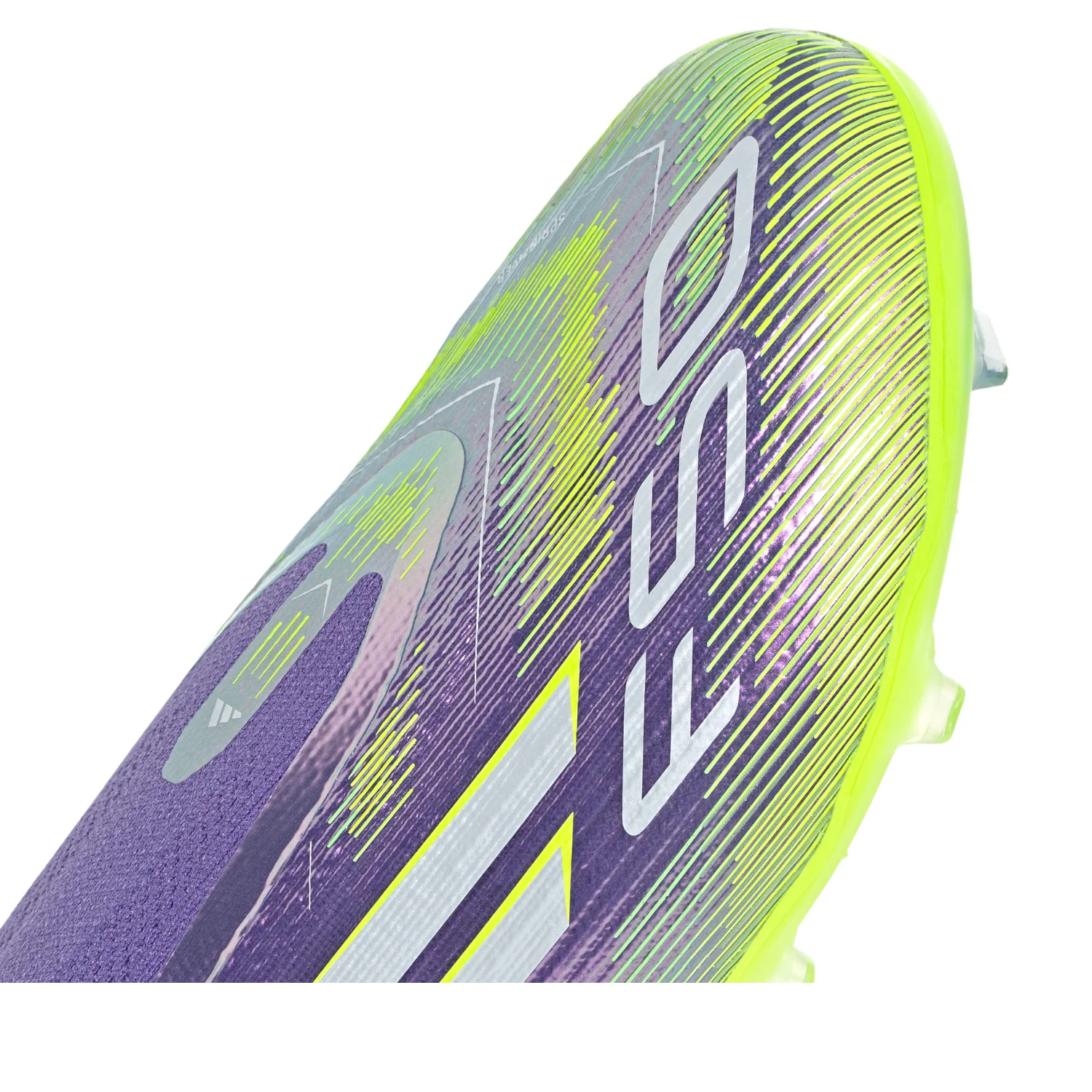 Kids F50 LL Elite FG - Purple Rush/Cloud White/Lucid Lemon - Image 3