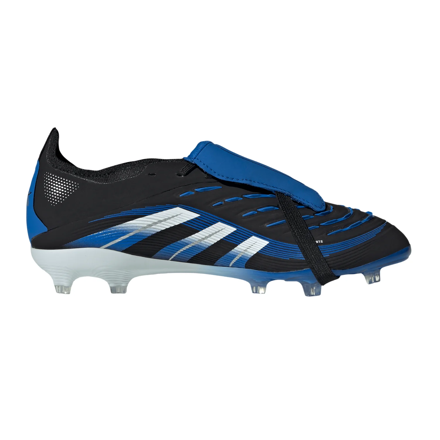 Kids JB Predator Elite FT FG - Core Black/White/Blue - Image 2