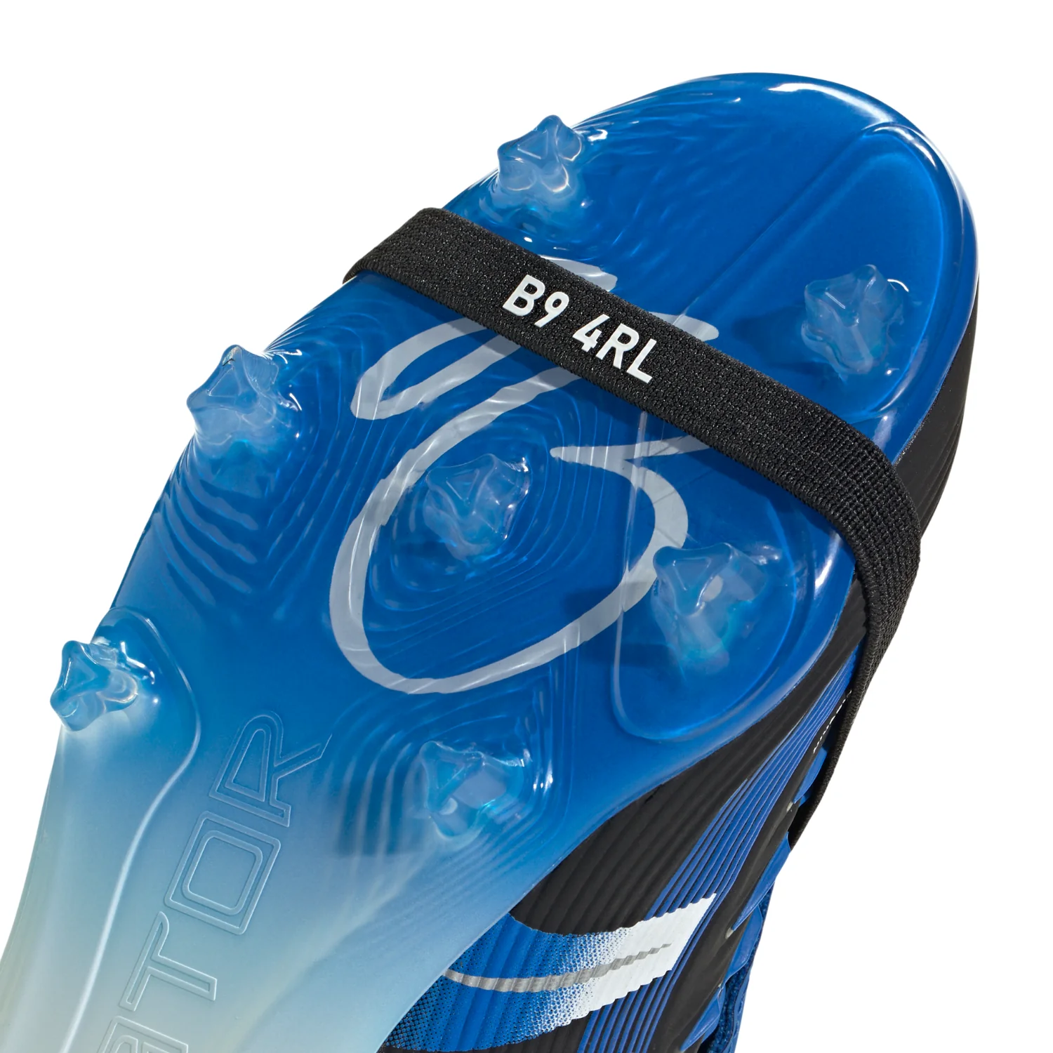 Kids JB Predator Elite FT FG - Core Black/White/Blue - Image 4