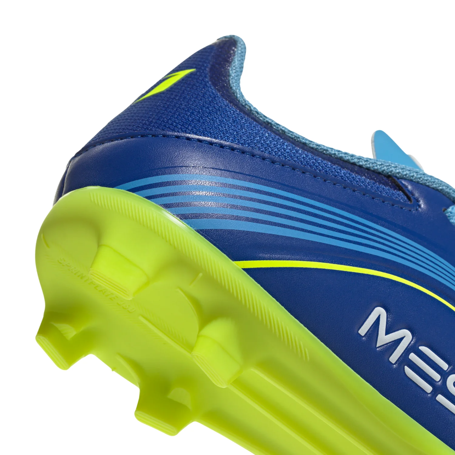 Kids Messi F50 League FG/MG - Royal Blue/Solar Yellow/Semi Blue Burst - Image 4
