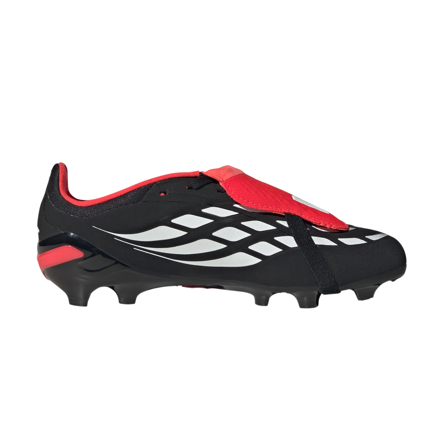 Kids Predator Elite FT FG - Core Black/Footwear White/Lucid Red - Image 2