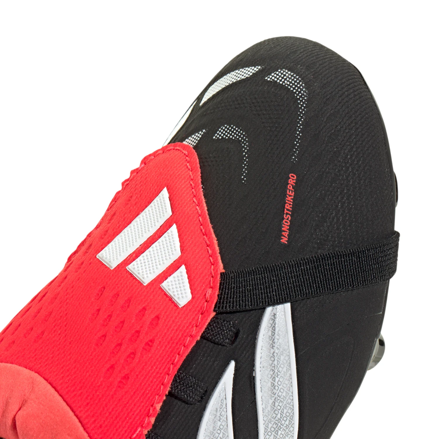 Kids Predator Elite FT FG - Core Black/Footwear White/Lucid Red - Image 3
