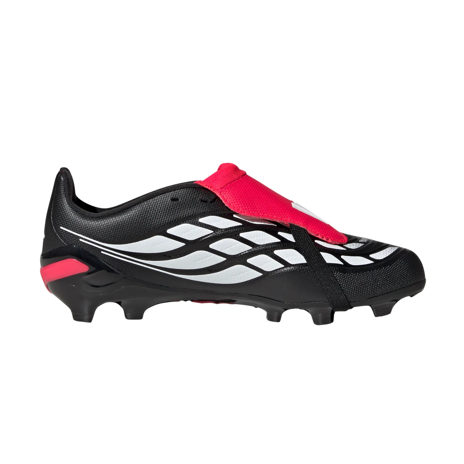 Kids Predator League FT FG - Core Black/Footwear White/Lucid Red - Image 2