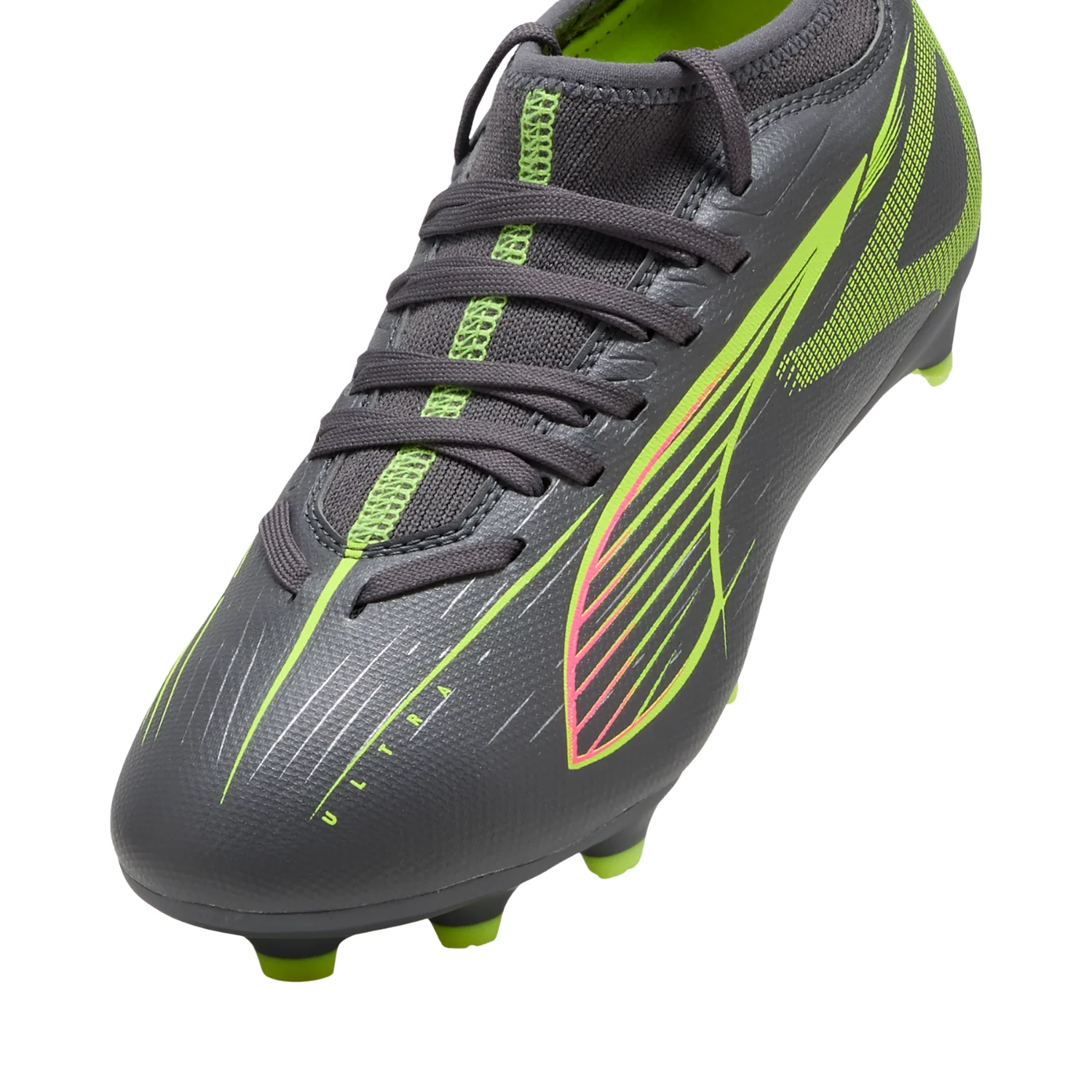 Kids Ultra 5 Match FG/AG - Matte Aged Silver/Yellow Alert/Aged Silver - Image 4