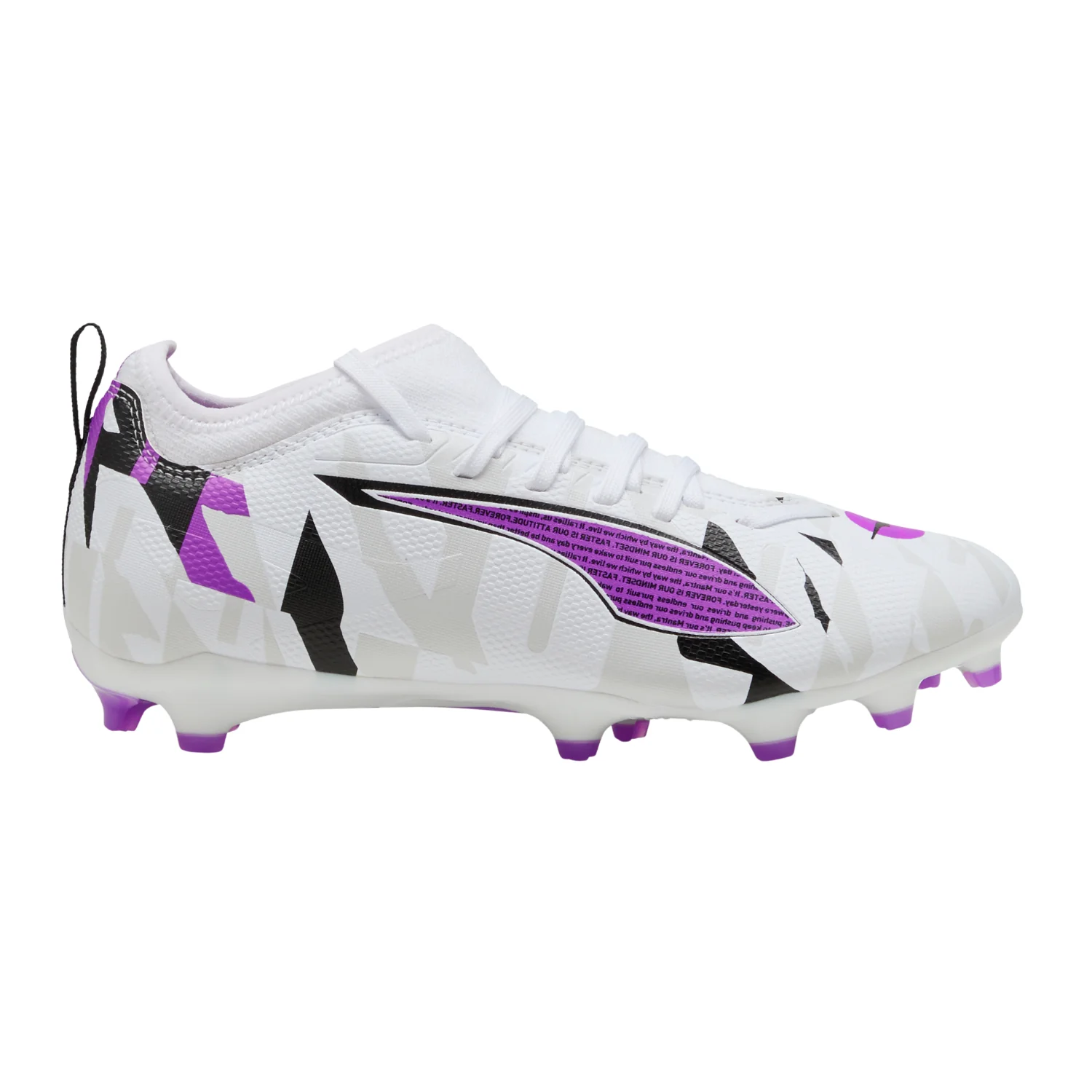 Kids Ultra 5 Match Forever FG/MG - White/Pure Magenta/Feather Gray/Black