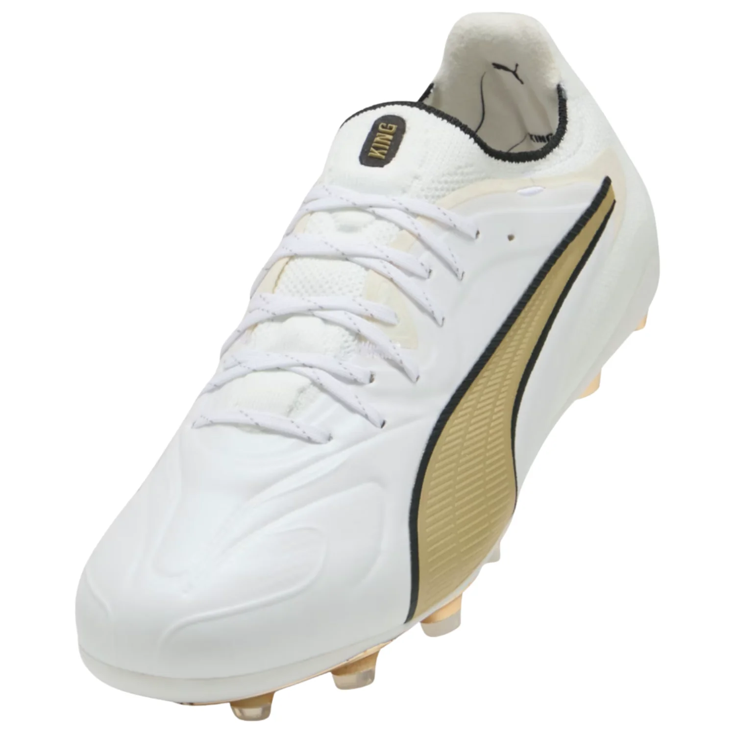 King 20 Ultimate FG - PUMA White/Metallic Gold/PUMA Black - Image 3