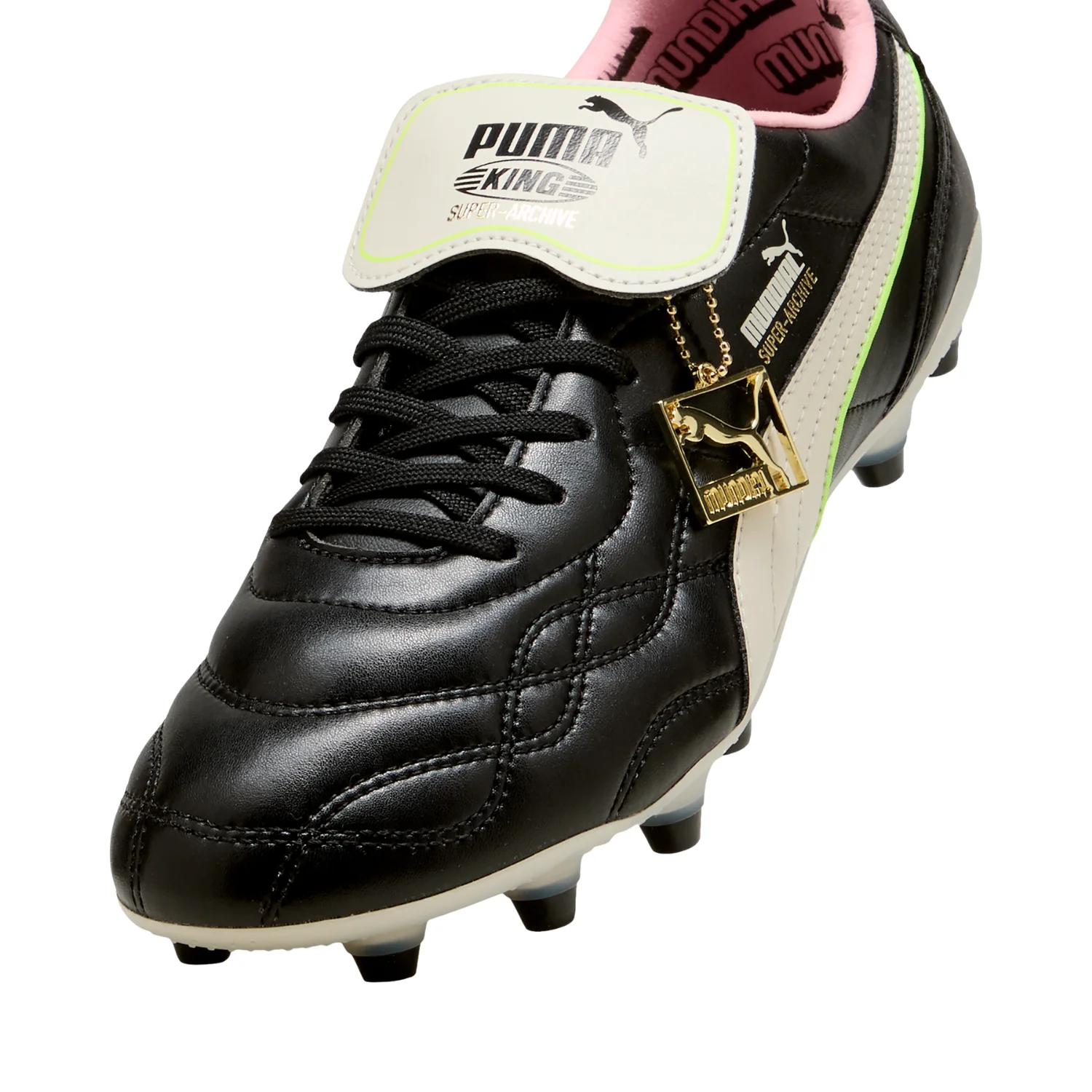 King Top X Mundial FG/AG - Black/White/Poison Pink - Image 4
