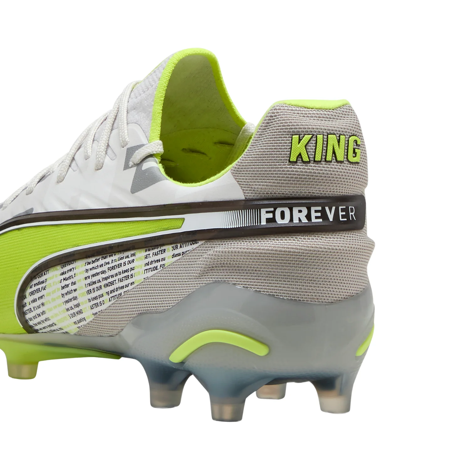 King Ultimate Forever FG/AG - Feather Gray/Electric Lime/White/Flat Light Gray - Image 3