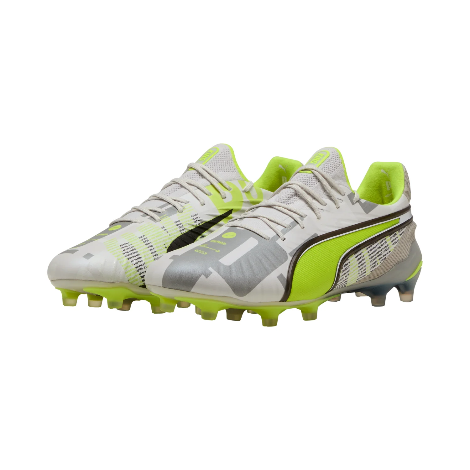 King Ultimate Forever FG/AG - Feather Gray/Electric Lime/White/Flat Light Gray - Image 4