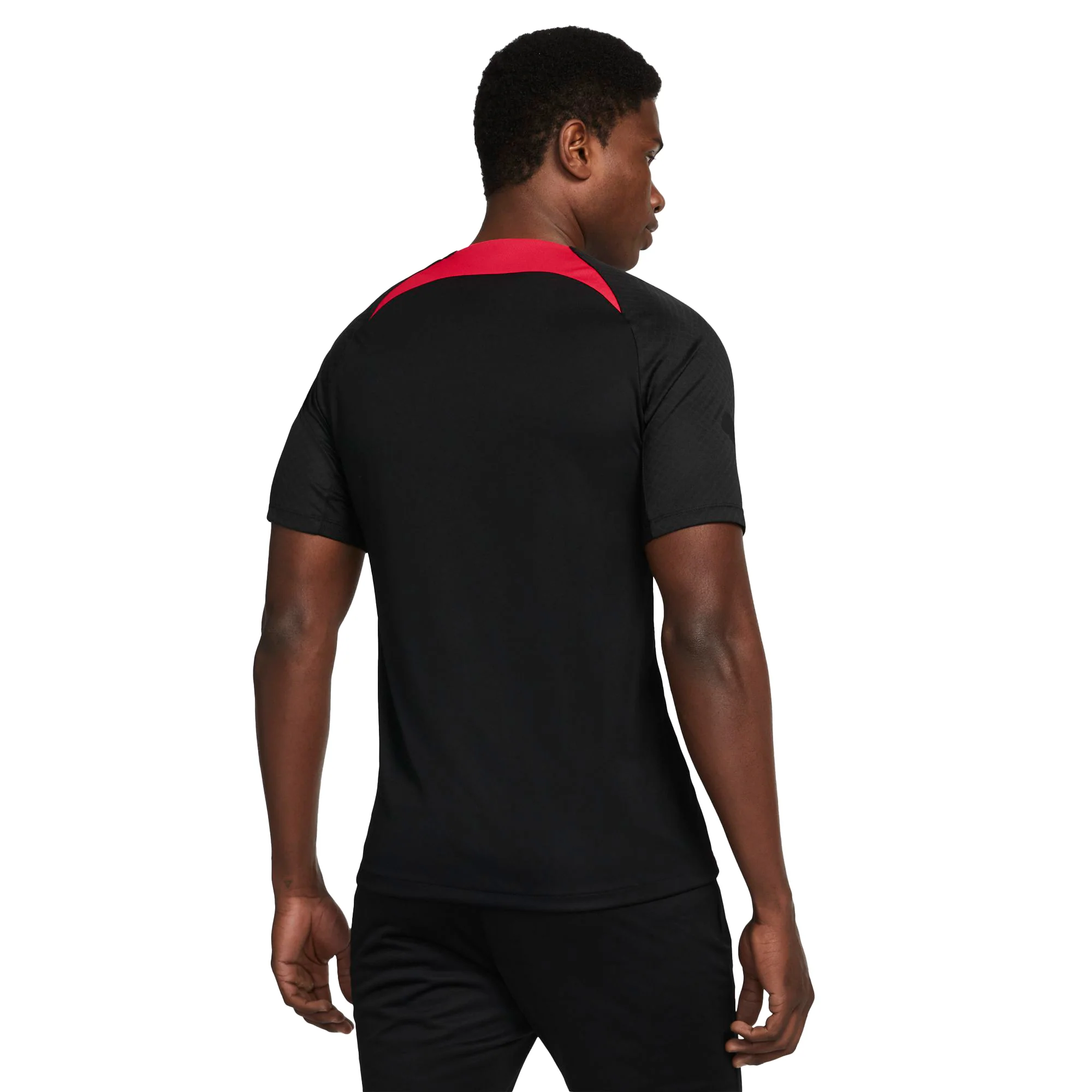 Liverpool Dri-FIT Strike T-Shirt 22/23 - Black/Siren Red - Image 2