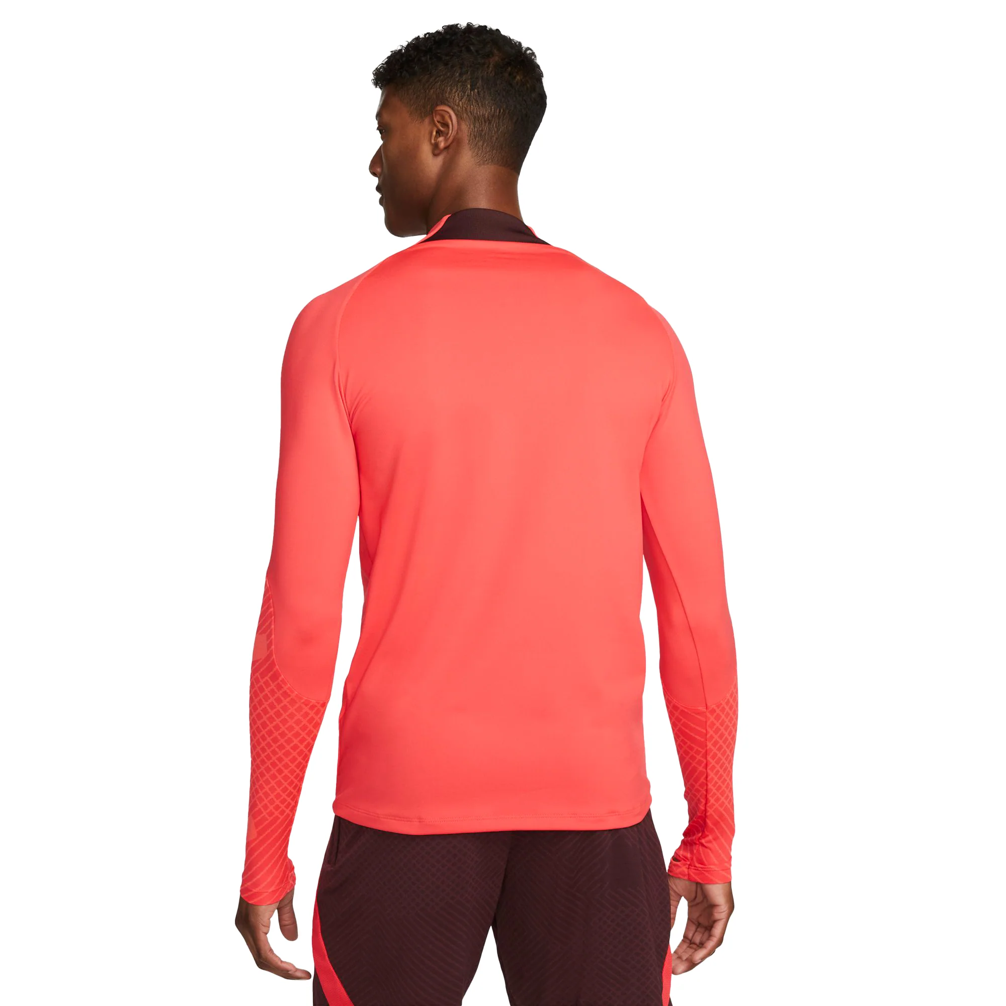 Liverpool Dri-FIT Strike Top 22/23 - Siren Red/Burgundy Crush - Image 2