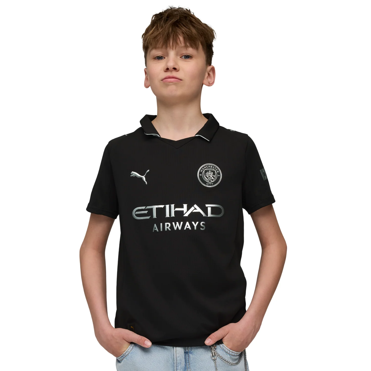 Manchester City Youth Away Shirt 25/26 - Image 3