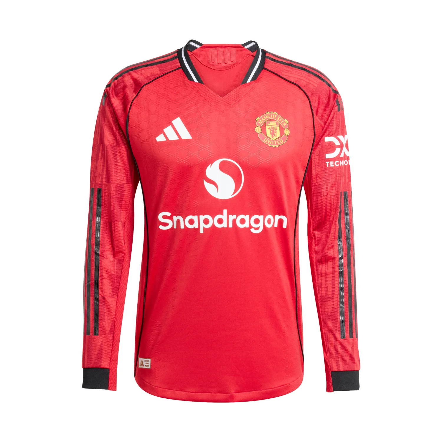 Manchester United Authentic L/S Home Shirt 25/26