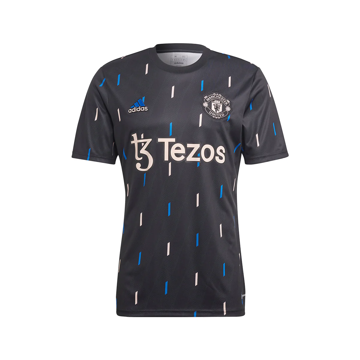Manchester United Pre-Match Shirt - Black/Grey/Blue