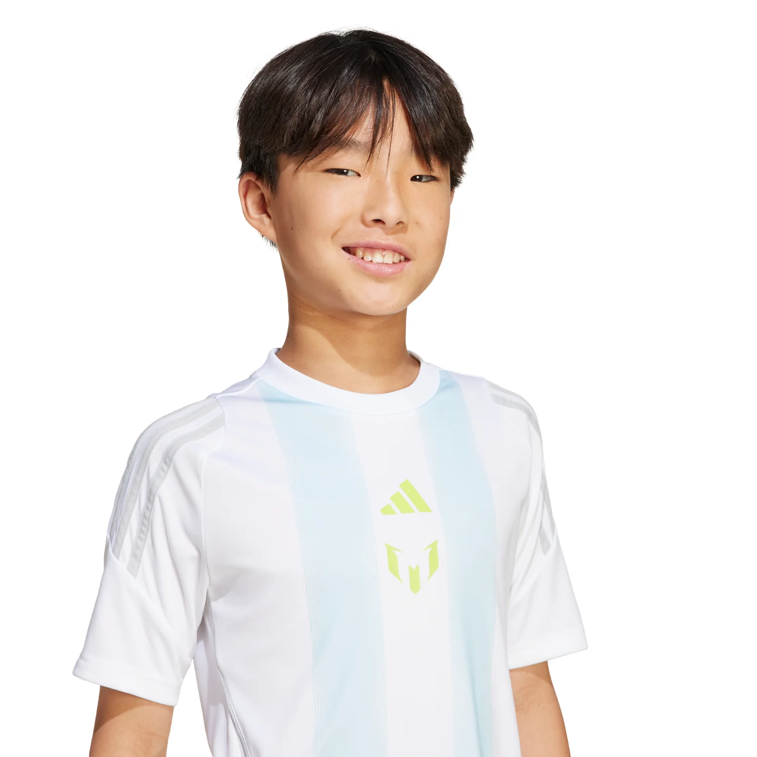 Messi Youth Training Shirt - White/Almost Blue - Image 3